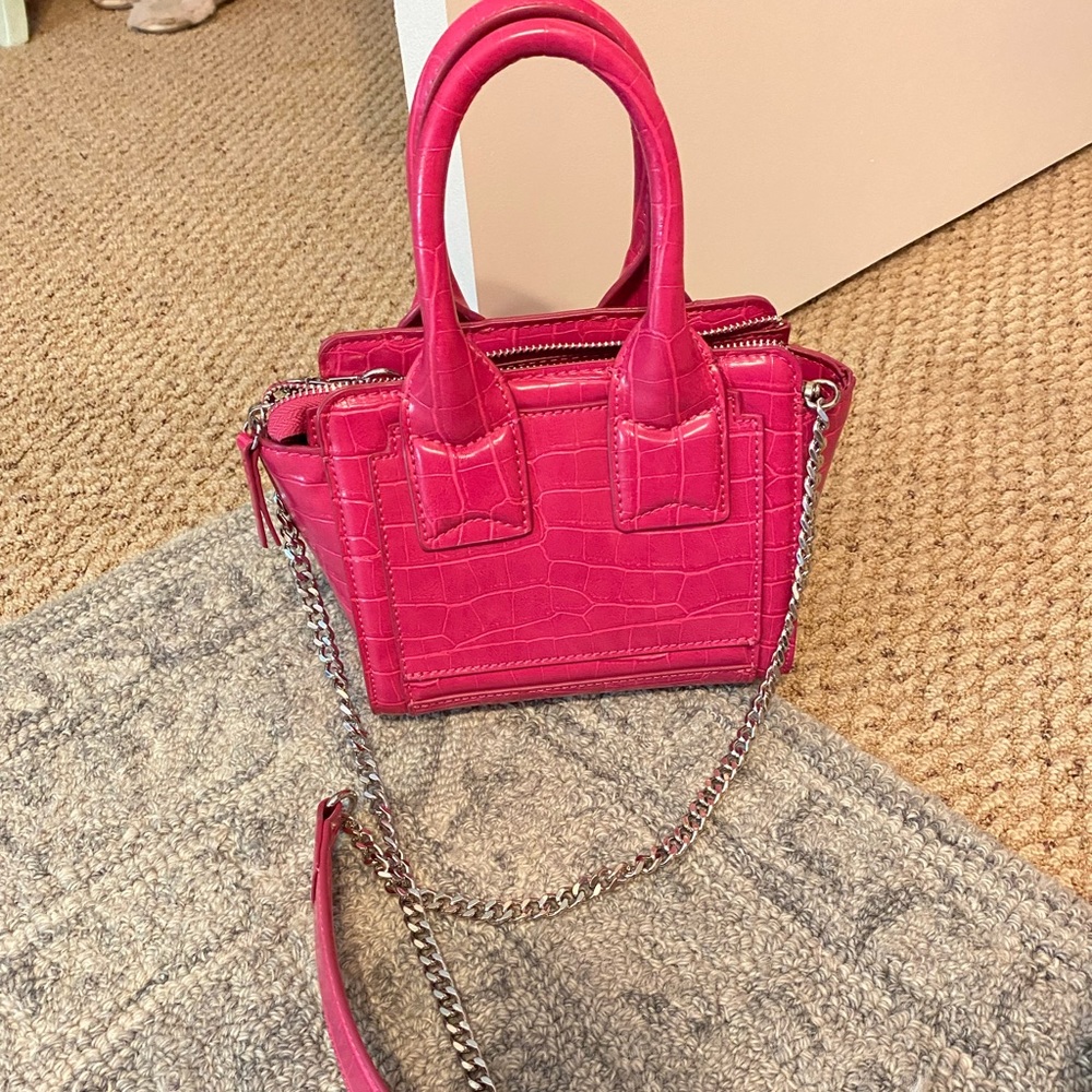 Zara pink mini purse with detachable strap! Perfect condition!